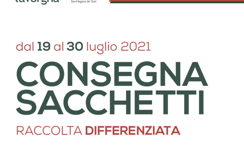 sant'agata de' goti consegna sacchetti