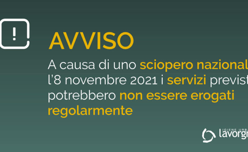 lavorgna avviso sciopero